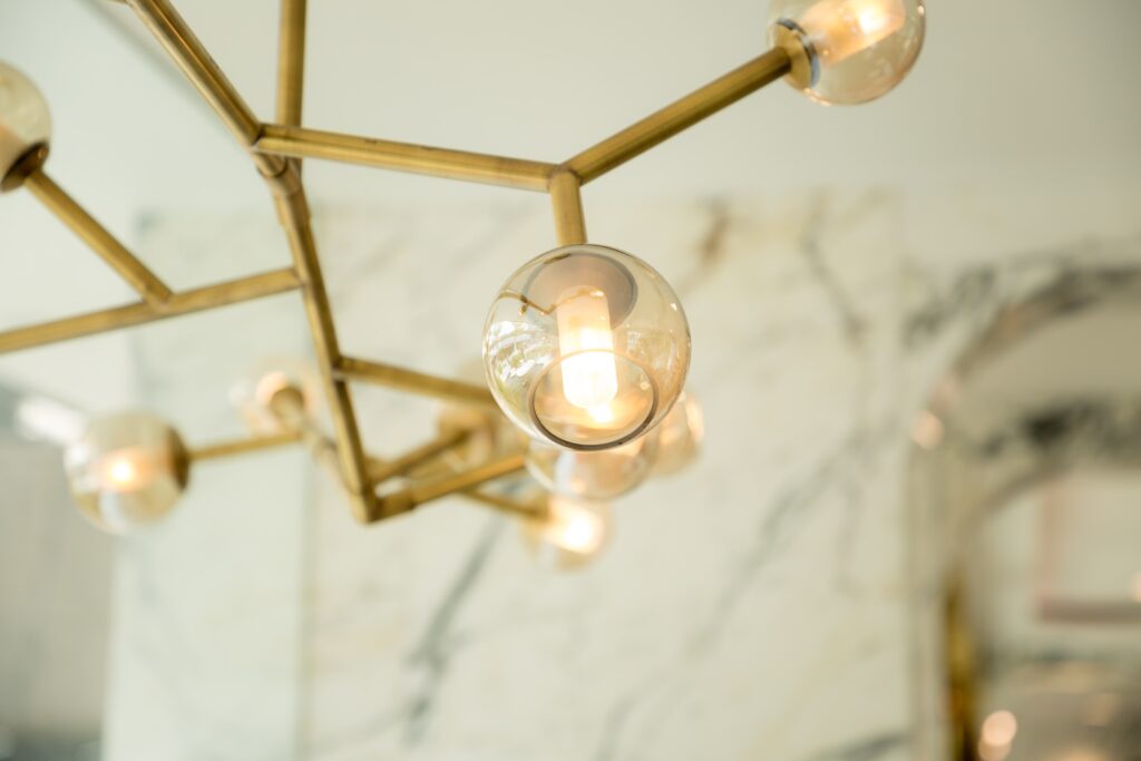 brass-light-fitting-chandalier-with-globe-shades